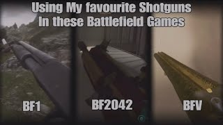 Using My favourite Shotguns in Battlefield 1 V and BF2042 [upl. by Grigson]