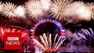 New Year fireworks show London is open  BBC News [upl. by Cherilyn267]