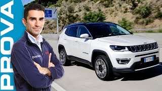 Jeep Compass 20 diesel 140 CV  Come va il nuovo SUV italoamericano [upl. by Peh]