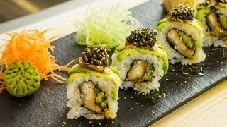 Millionaire Sushi Roll Video Recipe [upl. by Laoj]