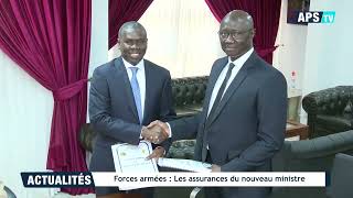 Forces armées  Les assurances du nouveau ministre [upl. by Gowrie]