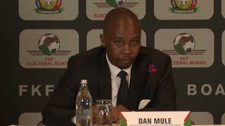 FKF Elections Board We shall conduct credible and verifiable elections [upl. by Nabla]