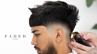 💈💤ASMR BARBER perfect MID FADE tutorial🔥 🏴 [upl. by Arok]