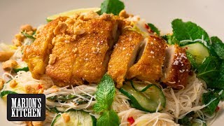 Crispy Chicken amp Noodle Salad  Marions Kitchen [upl. by Dalenna]