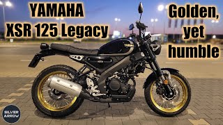 YAMAHA XSR 125 Legacy  City Ride  Acceleration  Top Speed  Overview  Exhaust Sound [upl. by Virgel]