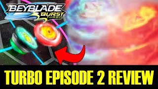 FUBUKI SUMIE VS AIGER AKABANE BEYBLADE BURST TURBO EPISODE 2 REVIEW REAL LIFE BATTLES [upl. by Skippy]