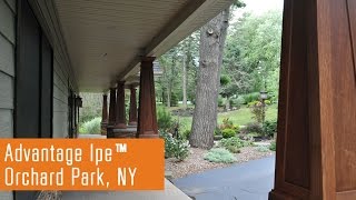 Craftsman Style Home With Advantage Ipe™ Columns  Orchard Park New York [upl. by Hairom217]