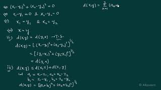 2 Metric Space  Examples Part1 [upl. by Huntlee]