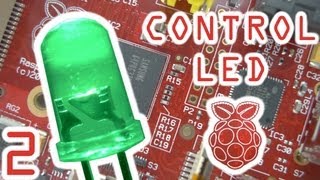 Controlling an LED with the Raspberry Pi  Part 2 [upl. by Nnahs]