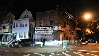 NEWARK NEW JERSEY STREETS LATE AT NIGHT [upl. by Irena]