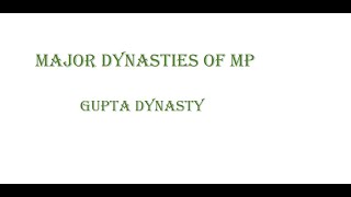 Gupta Dynasty History of MP Assistant Professor Paper 1 [upl. by Attennek196]