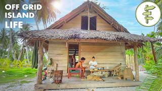 Couples Impressive Self Reliant Life on a Remote Tropical Island – Off Grid Living [upl. by Hgielyk950]