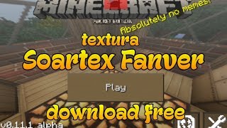 Minecraft PE 0111  Soartex Fanver Texture Pack Textura [upl. by Lipinski]