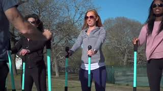 Jetti Weighted Walking Poles w bag and 2 Light Attachments on QVC [upl. by Willyt738]