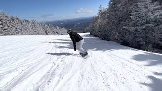 Stratton Mountain Vermont Snowboarding Trip [upl. by Llenrep]