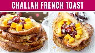 CHALLAH FRENCH TOAST I dairy free fluffy easy [upl. by Mcintosh]