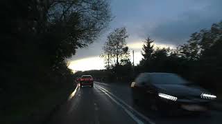 Driving On The B4092 From Redditch To Inkberrow Worcestershire England 9th November 2023 [upl. by Lamaj]