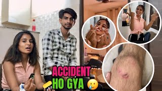 Accednt ho gya 🥲  Arik Khan Vlogs [upl. by Tegdig408]