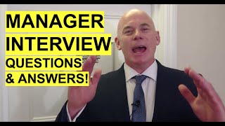 MANAGER Interview Questions and Answers How to PASS a Management Job Interview [upl. by Marsiella]