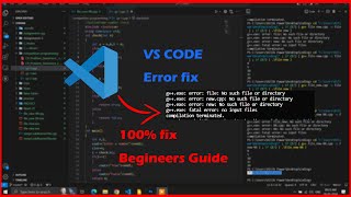 no such file or directory in vscode vscode [upl. by Wayolle]