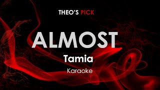 Almost  Tamia karaoke [upl. by Valeta]