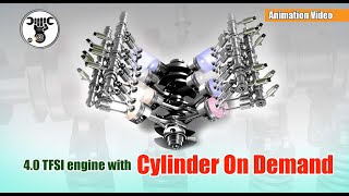 40 TFSI engine with cylinder on demand [upl. by Lora]