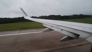 Ryanair take off from Manchester 5th sept to Dublin flight number FR553 [upl. by Assili338]