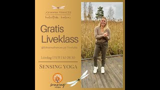 Sensing Yoga för att starta dagen och lugna nervsystemet amp skapa flöde [upl. by Chien222]