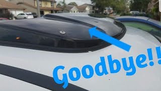 SunRoof Deflector Delete On 06 Accord [upl. by Goodspeed]