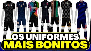 TOP 11 UNIFORMES MAIS BONITOS do EFOOTBALL 2024 MOBILE  Parte 1 [upl. by Aivyls]