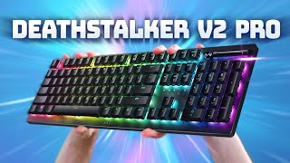 NEW Razer Deathstalker V2 Pro Wireless Keyboard Review [upl. by Lj121]