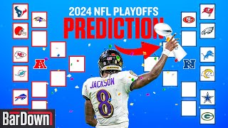 WE PREDICTED THE 2024 SUPER BOWL WINNER  NFL BRACKET CHALLENGE [upl. by Aysa]