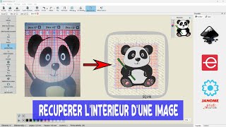 TUTO PANDA Comment Récupérer une Forme Intérieure dune Image Vectorisée [upl. by Quirita173]