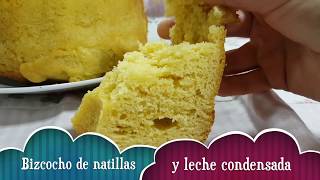 Bizcocho de natillas y leche condensada [upl. by Calesta466]