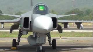 RTAF Gripen SOLO  Chiang Mai [upl. by Yennek79]