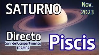 📌PISCIS♓ SATURNO DIRECTO 2023 ✅un respiro a VIRGO SAGITARIO y GÉMINIS [upl. by Latsyk]