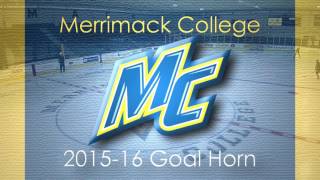 Merrimack College Warriors 201516 Goal Horn [upl. by Akimert]