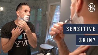 Sensitive Skin While Shaving  Symptoms Treatment amp Razors [upl. by Lleksah]