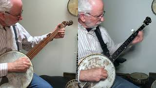 Going Down in Town  Lynchburg town  two finger and clawhammer banjo with tablature [upl. by Esahc130]