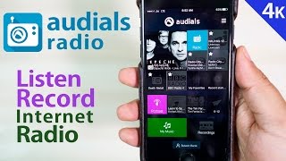 Best Internet Radio App for iPhones Audials Radio FREE  Sponsored [upl. by Dru339]