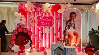 Spa theme girl 6th birthday party 🎈 youtube reels follow viral video travel grls baby [upl. by Mil401]