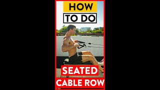 Wide Grip Seated Cable Row vs Close Grip Seated Cable Row  Seated Cable Row Exercise  Joey Thurman [upl. by Eneloc]