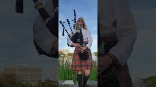 Amazing Grace Bagpipe Surprise [upl. by Herrle]