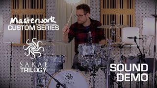 Sakae Trilogy drums amp Masterwork Custom cymbals sound demo [upl. by Audun]