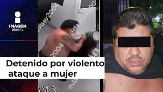 Arrastra del pelo y golpea brutalmente a mujer en la colonia Vértiz Narvarte [upl. by Anatol]