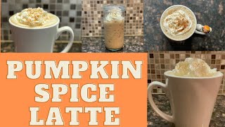 Pumpkin Spiced Latte Using Dehydrated Pumpkin homemade pumpkin spice latte [upl. by Pubilis265]