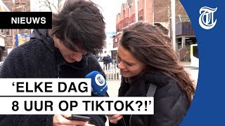 Jongen schrikt van schermtijd telefoon [upl. by Siulegroj]