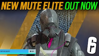 New Mute Elite  Polymath Rule Elite Set  6News  Rainbow Six Siege [upl. by Nisa]