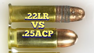 25 acp vs 22 lr en pistolas de bolsillo [upl. by Nallak]