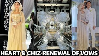 Chiz Escudero and Heart Evangelista Renew Wedding Vows♥️Kasal ni Heart Evangelista at Chiz Escudero [upl. by Ierdna]